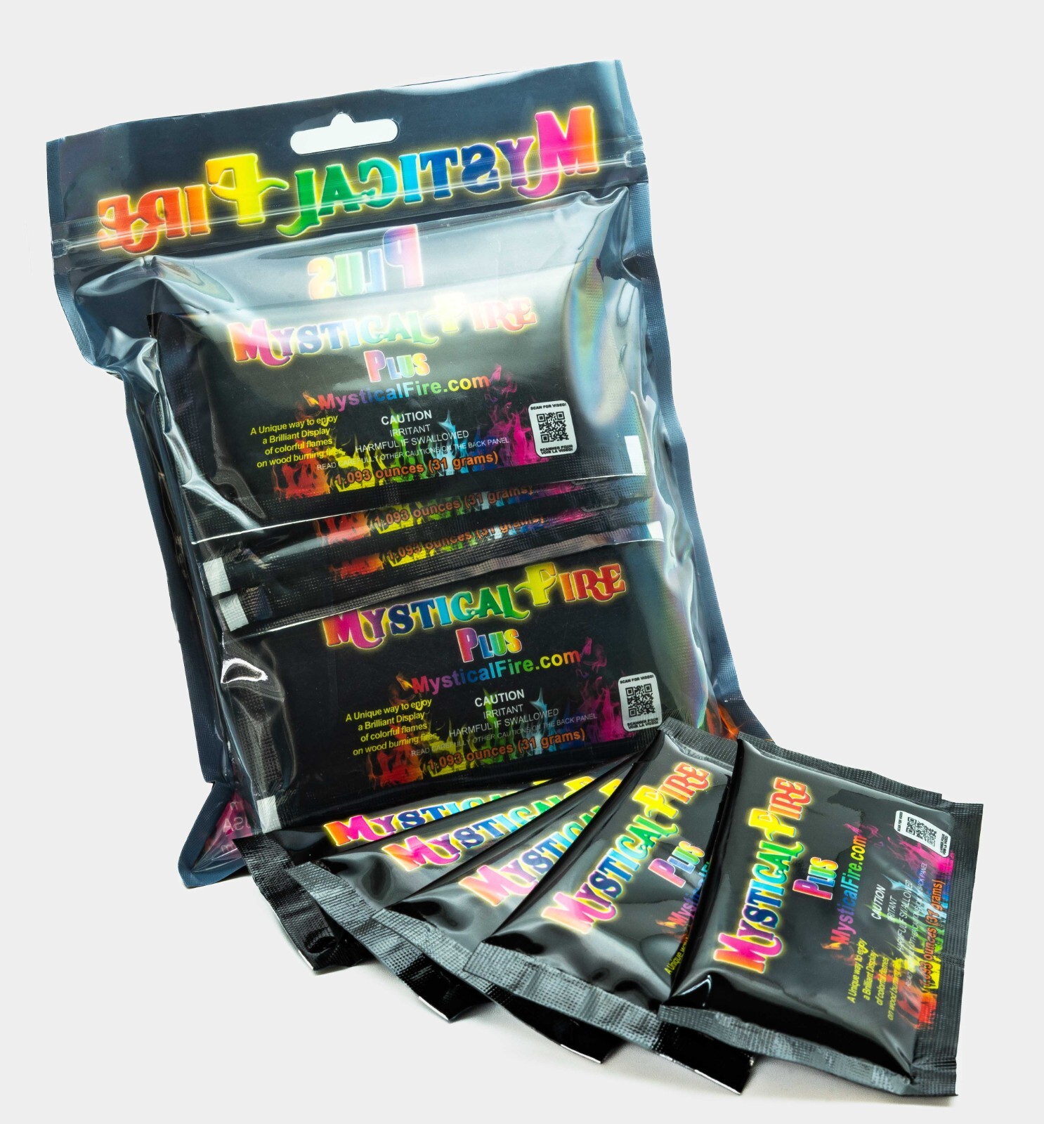 Mystical Fire PLUS 12 Pack Campfire Fireplace Colorant Packets Packs Mystical Fire PLUS 12 Pack Campfire Fireplace Colorant Packets Packs