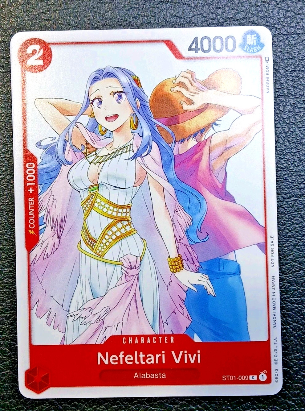 Nefeltari Vivi ST01-009 Promo OP-03 Pre-Release Tournament One Piece Card Game Nefeltari Vivi ST01-009 Promo OP-03 Pre-Release Tournament One Piece Card Game