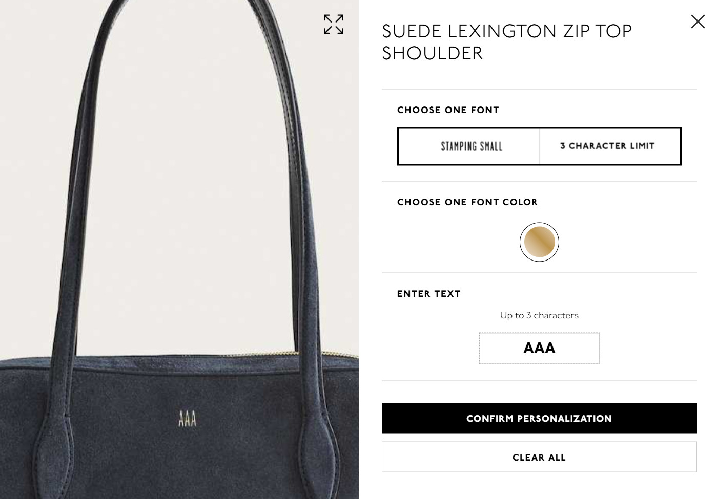 Madewell The Lexington Zip Shoulder Bag Multicolor Custom 3 Character Text, New