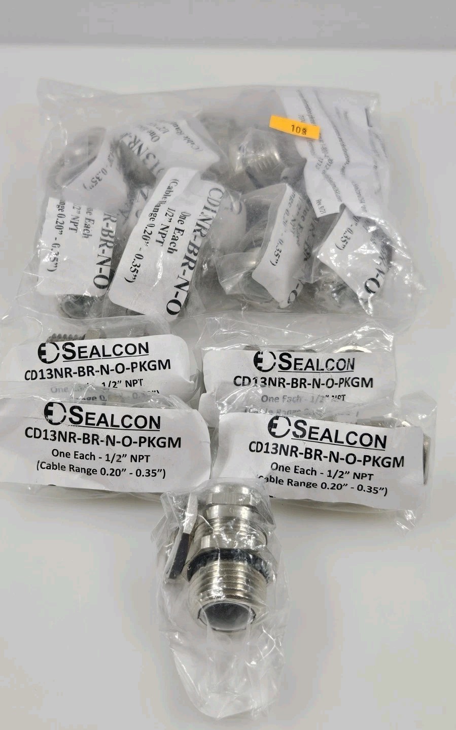 (15pk) Sealcon CD13NR-BR-N-O-PKGM《NIP》 Nylon Strain Relief 1/2\ (15pk) Sealcon CD13NR-BR-N-O-PKGM《NIP》 Nylon Strain Relief 1/2\