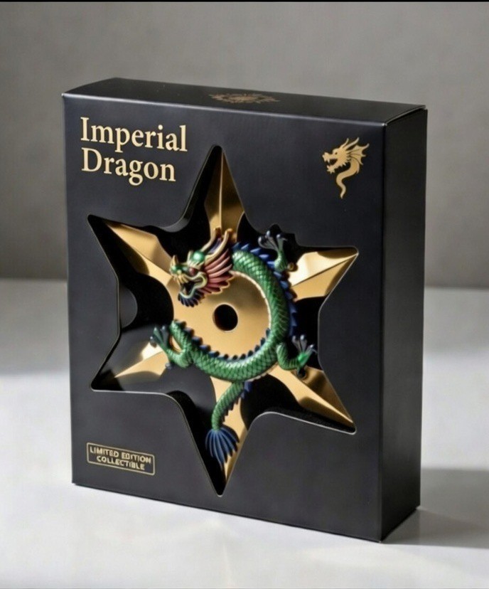 Imperial Dragon 2 oz Copper Ninja Star Dragon in Box (5000 Mintage) IN STOCK Imperial Dragon 2 oz Copper Ninja Star Dragon in Box (5000 Mintage) IN STOCK