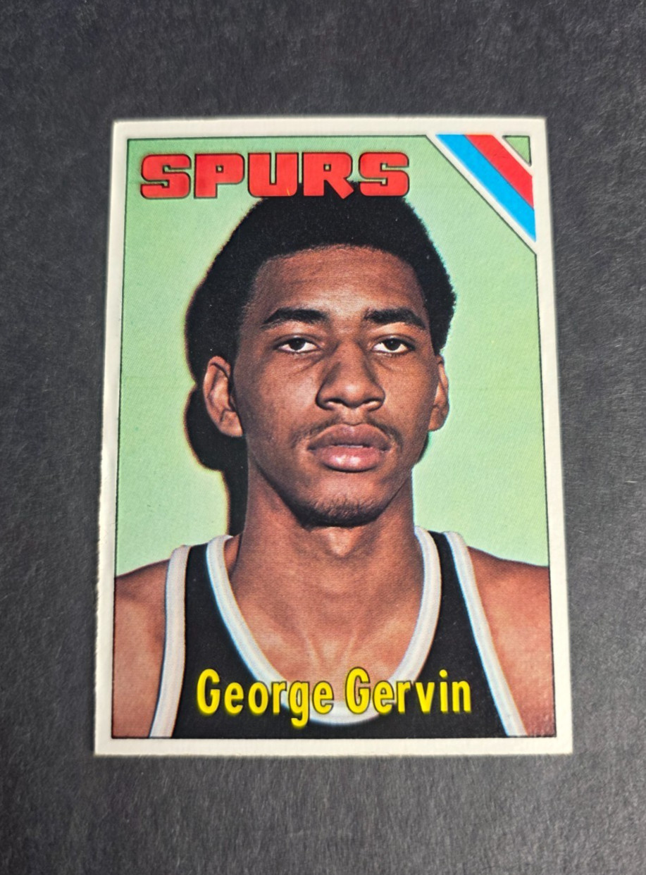 1975-76 Topps - GEORGE GERVIN #233 EX-MINT 1975-76 Topps - GEORGE GERVIN #233 EX-MINT