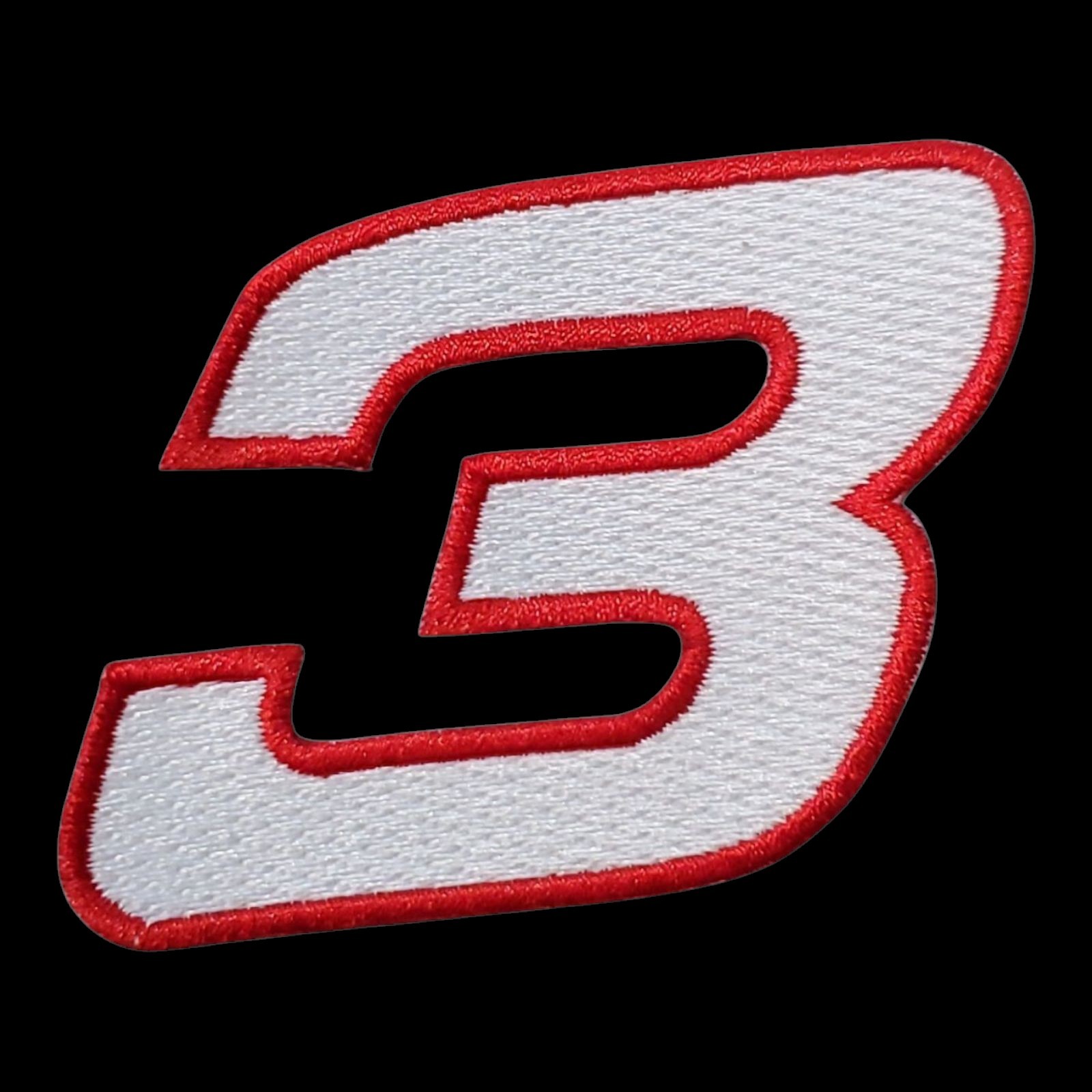 Vintage Dale Earnhardt #3 Patch. Embroidered. Iron On. 3
