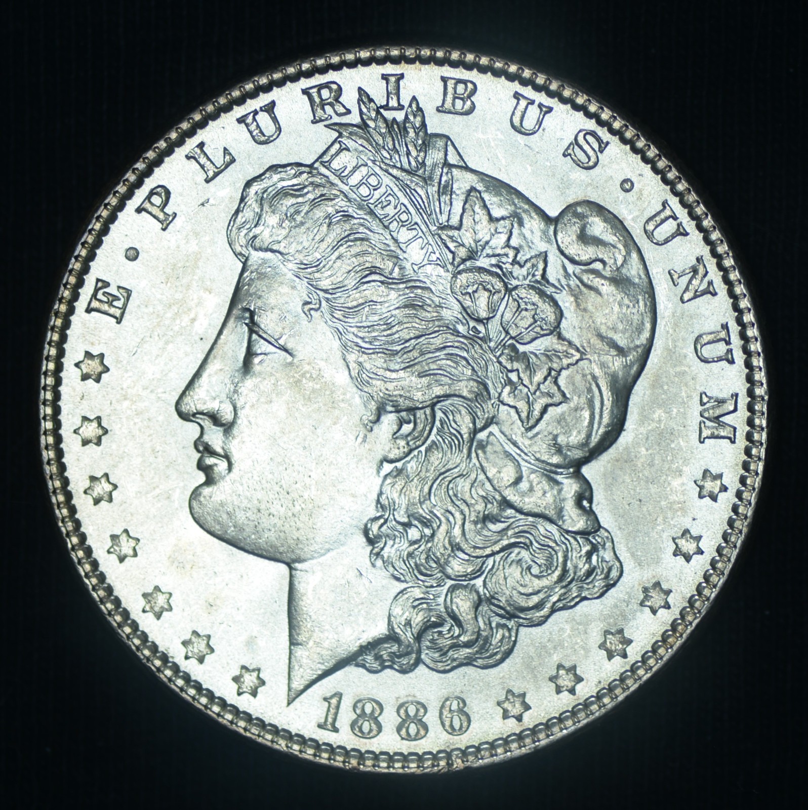 1886 $1 Morgan Silver Dollar BU Exceptionally Nice ~ 26615 1886 $1 Morgan Silver Dollar BU Exceptionally Nice ~ 26615