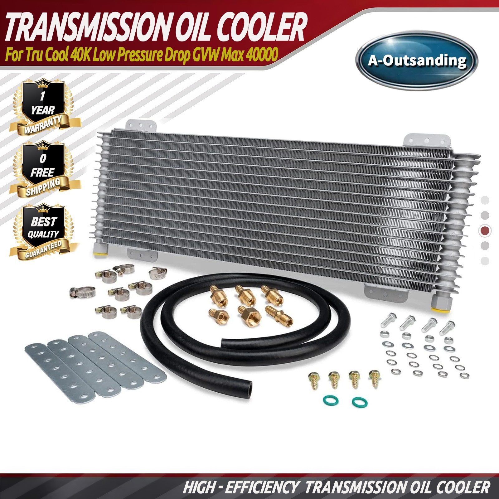 LPD47391 For Tru Cool 40K Low Pressure Drop Transmission Oil Cooler 40K GVW LPD47391 For Tru Cool 40K Low Pressure Drop Transmission Oil Cooler 40K GVW