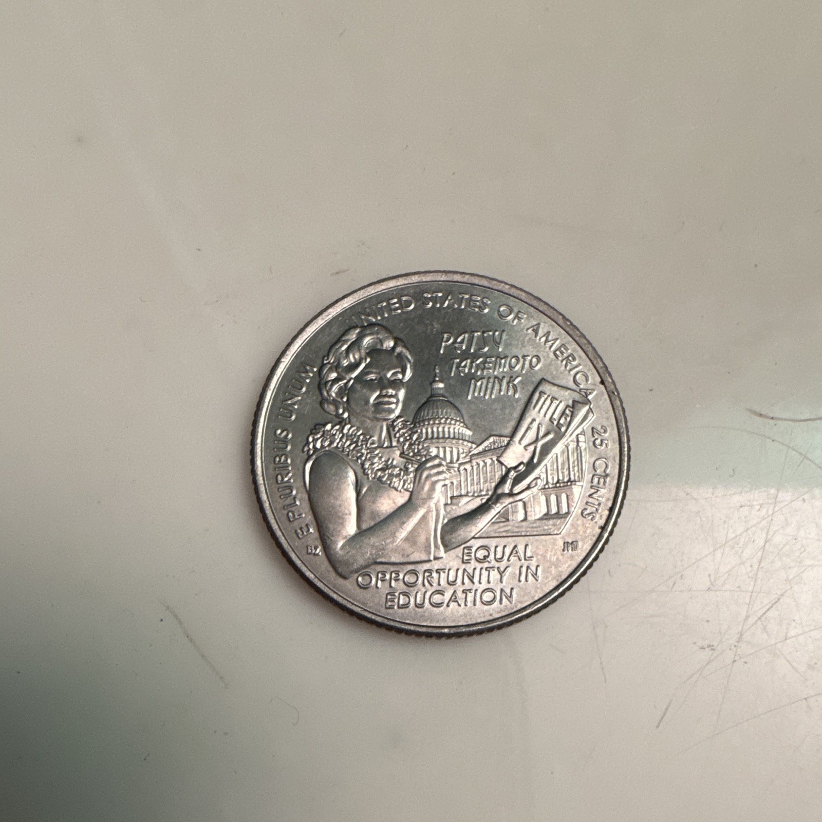 2024-D ERROR Patsy Mink Equal Opportunity Quarter 25C Business Strike Copper 2024-D ERROR Patsy Mink Equal Opportunity Quarter 25C Business Strike Copper