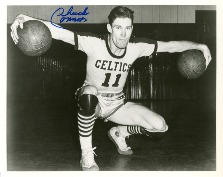 CHUCK CONNORS SIGNED 8x10 PHOTO THE RIFLEMAN BOSTON CELTICS RARE BECKETT BAS