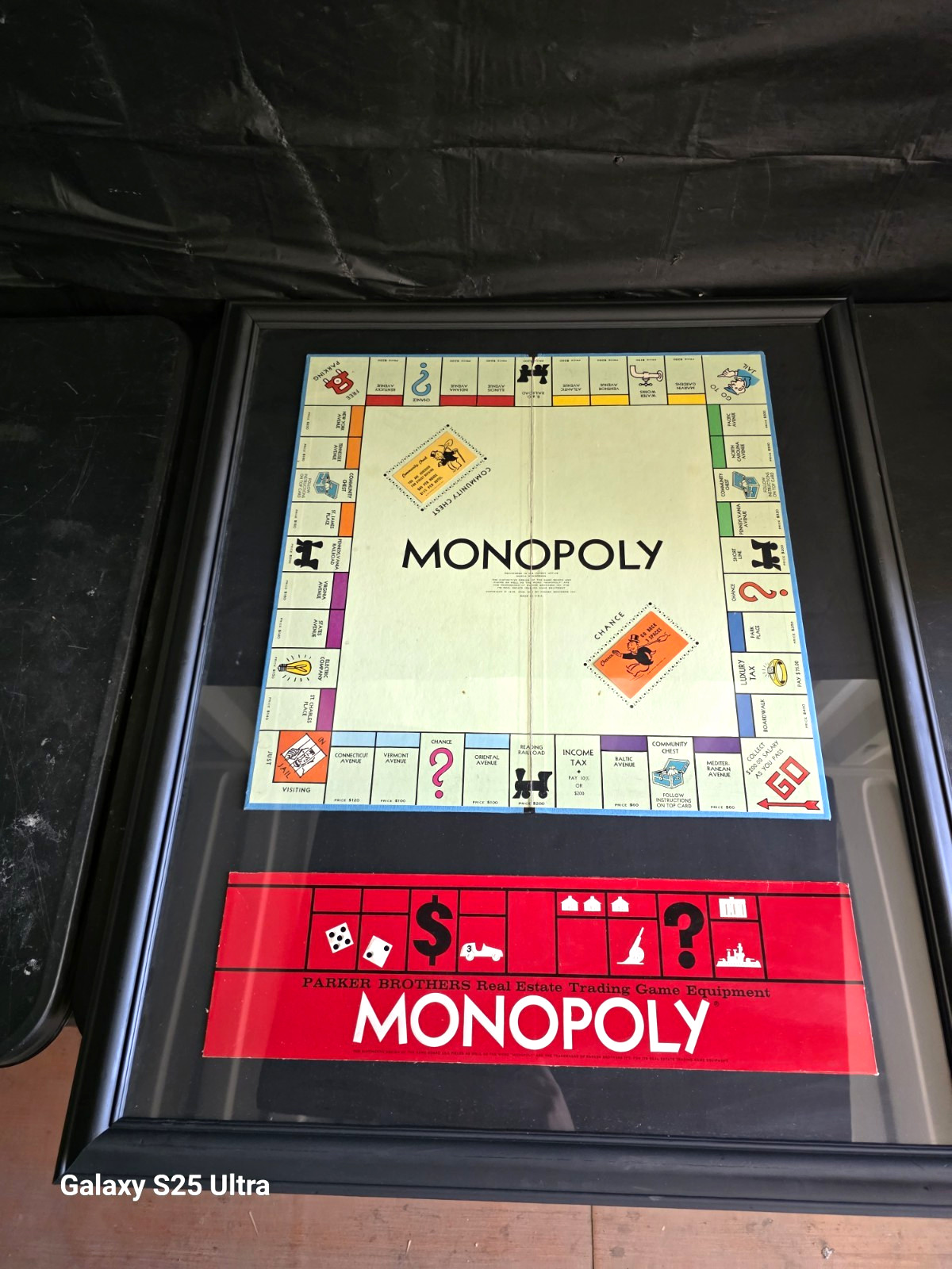 Vintage 1961 Framed Monopoly Board Game Art Large 33x27 Man Cave Decor Retro Vintage 1961 Framed Monopoly Board Game Art Large 33x27 Man Cave Decor Retro