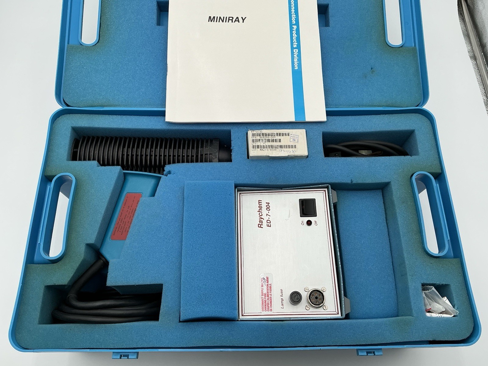 Raychem Miniray IR1759 Ir Heat Gun Kit ED-7-004