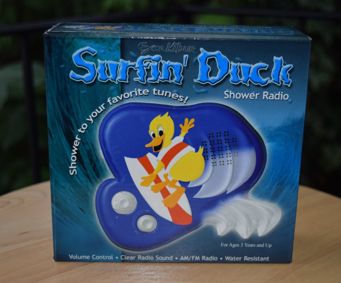 Vintage Surfin\' Duck Shower Radio Model: RD13 - Pre-Owned - Tested/Works - NICE Vintage Surfin\' Duck Shower Radio Model: RD13 - Pre-Owned - Tested/Works - NICE