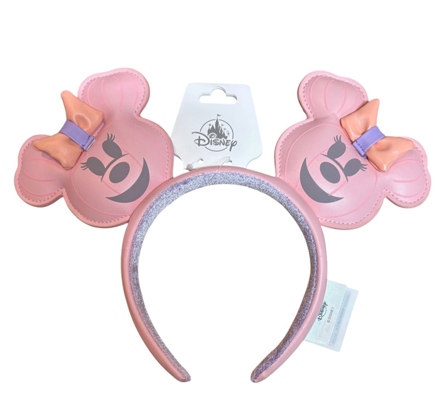 Disney Parks 2026 Halloween Minnie Pumpkin Pink Pastel Ears Headband - NEW Disney Parks 2026 Halloween Minnie Pumpkin Pink Pastel Ears Headband - NEW