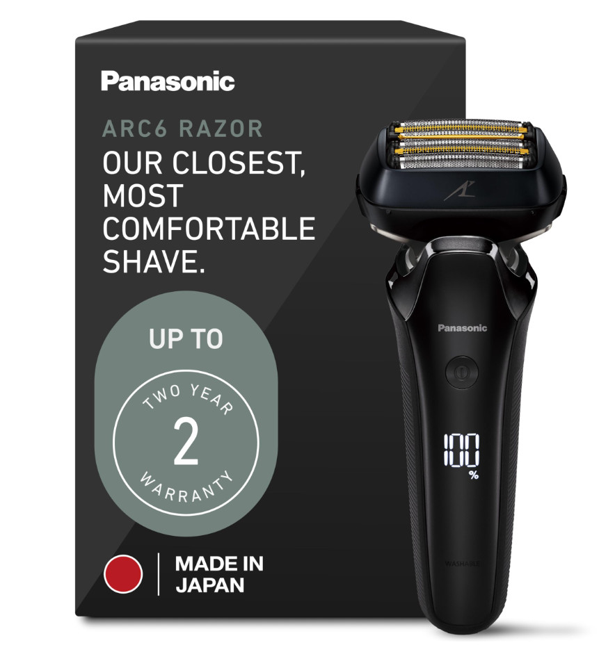 Brand New Panasonic ARC6 Rechargeable Men\'s Electric Razor - Black (ES-LS8A-K)