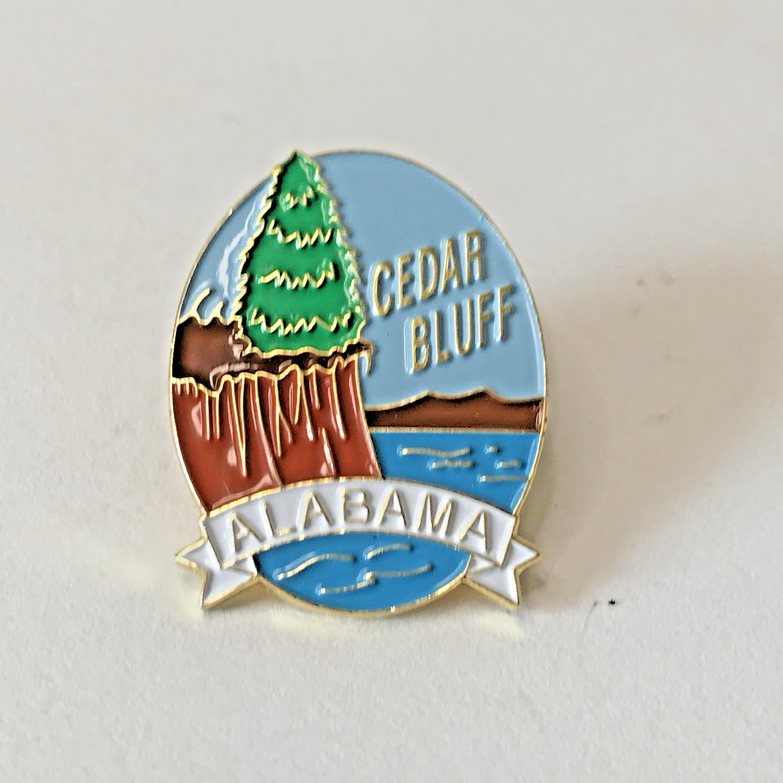 Cedar Bluff Alabama Lapel Pin (T1) Cedar Bluff Alabama Lapel Pin (T1)