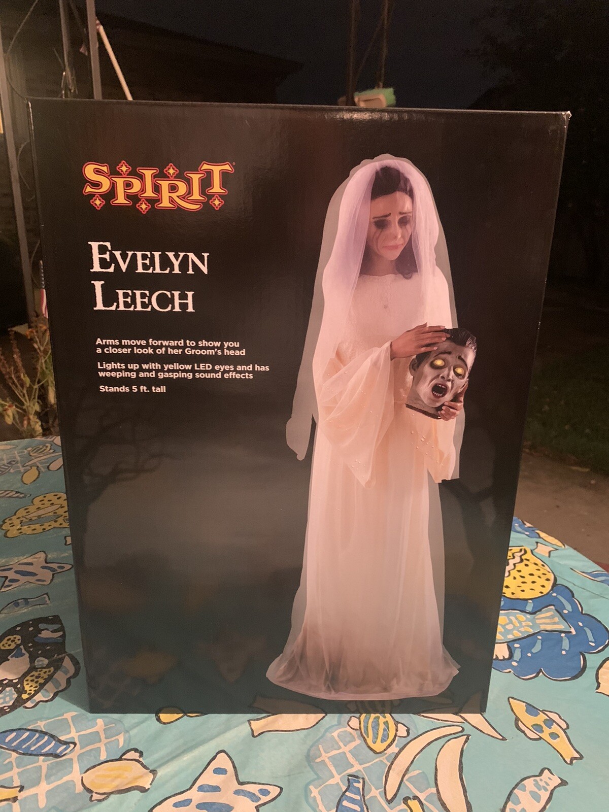 Evelyn Leech Rare Halloween Animatronic Prop Bride Decoration Spirit Halloween
