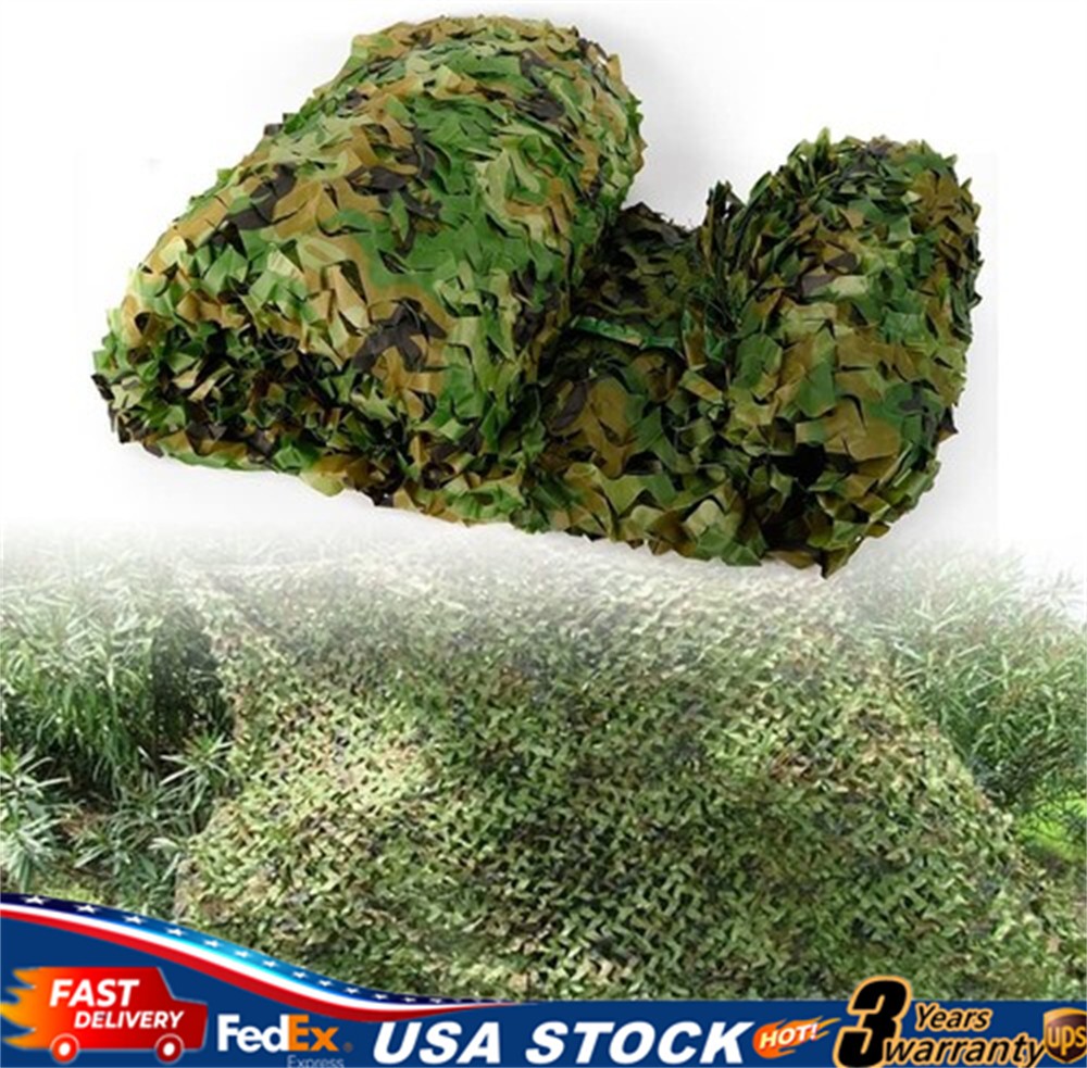 New 6X8m Camouflage Net Hunting Army Camping Camo Large Tactical Netting Cover