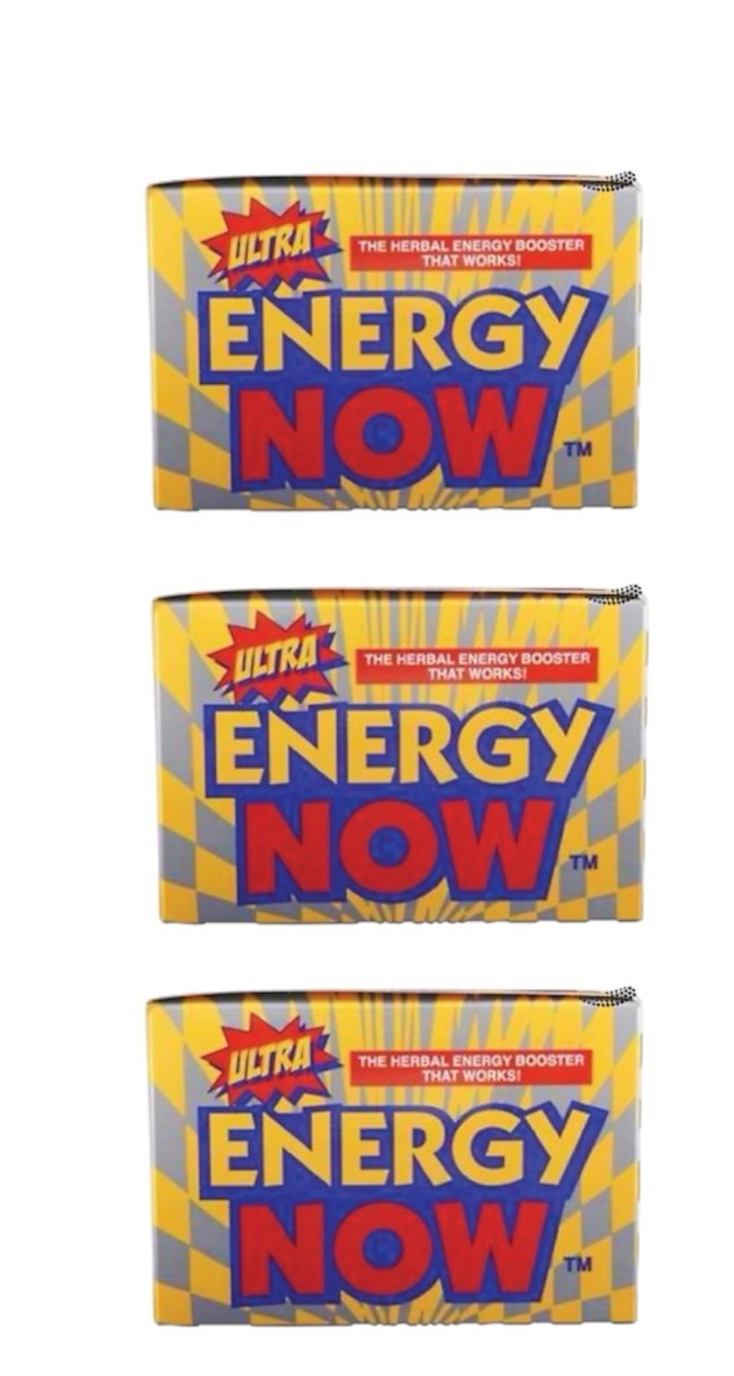 Energy Now Ultra Herbal Supplements 72 Packs 3 Pills In Each Pack 3 Boxes