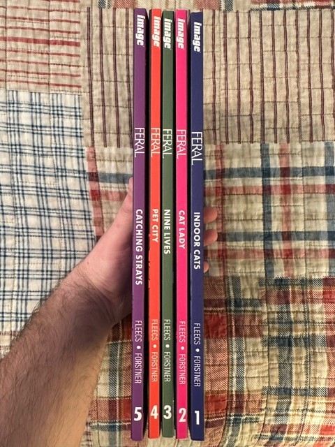 Feral by Tony Fleecs Books 1-5 Lot (Image Comics TPB)