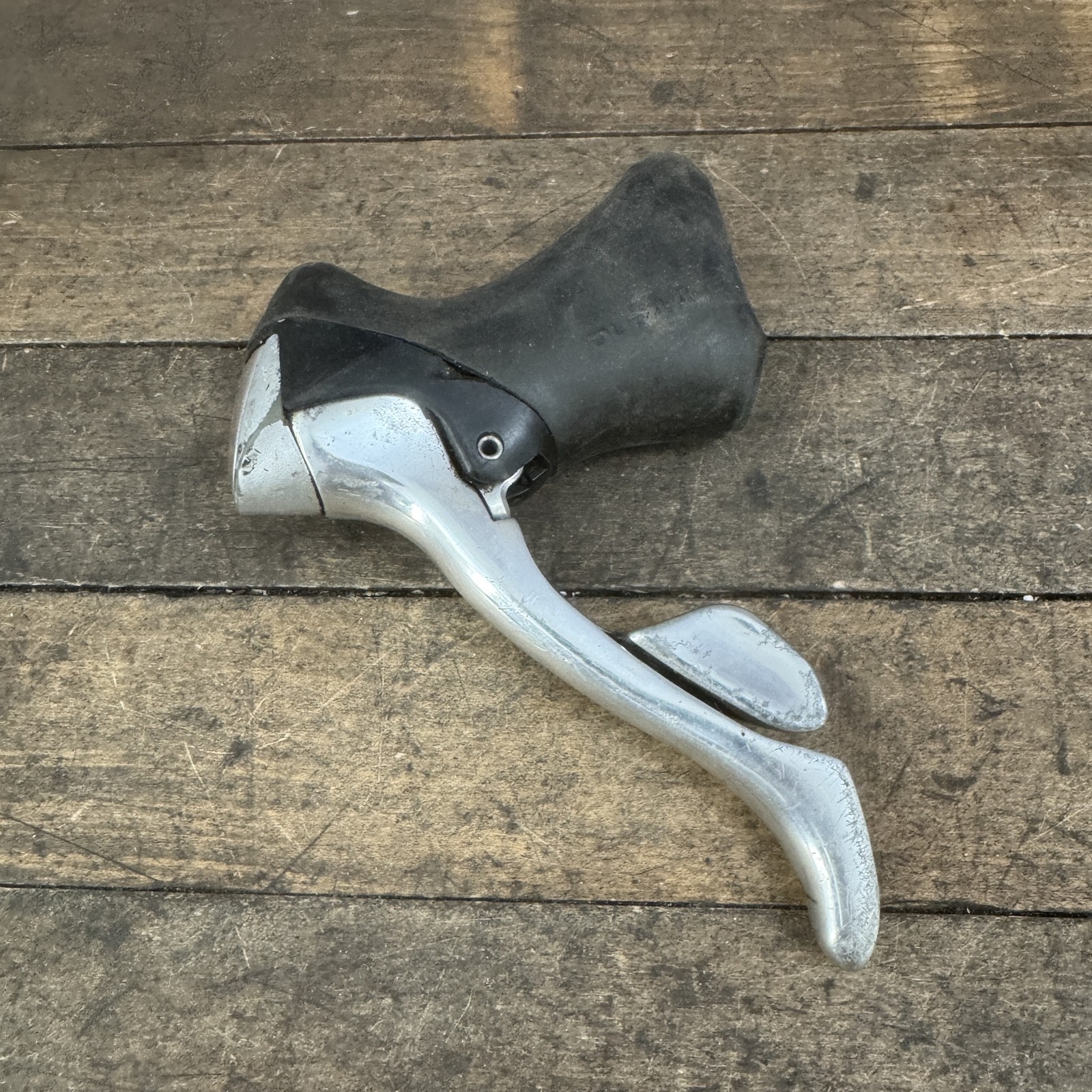 Vintage Shimano Dura Ace ST-7700 Left 9s STI Brake Shifter Road Silver PARTS