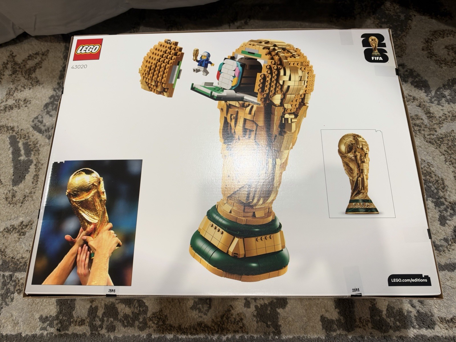 LEGO Editions FIFA World Cup Official Trophy Building Set 43020 BRAND NEW SEALED