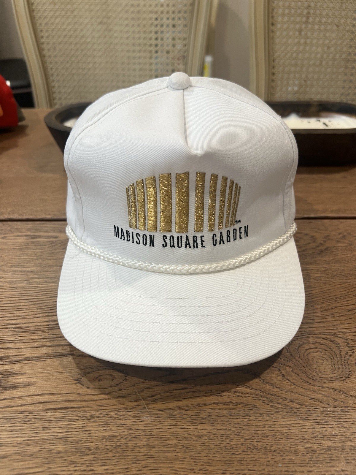 Vintage Madison Square Garden Prostyle SnapBack Hat RARE Korea Youngan