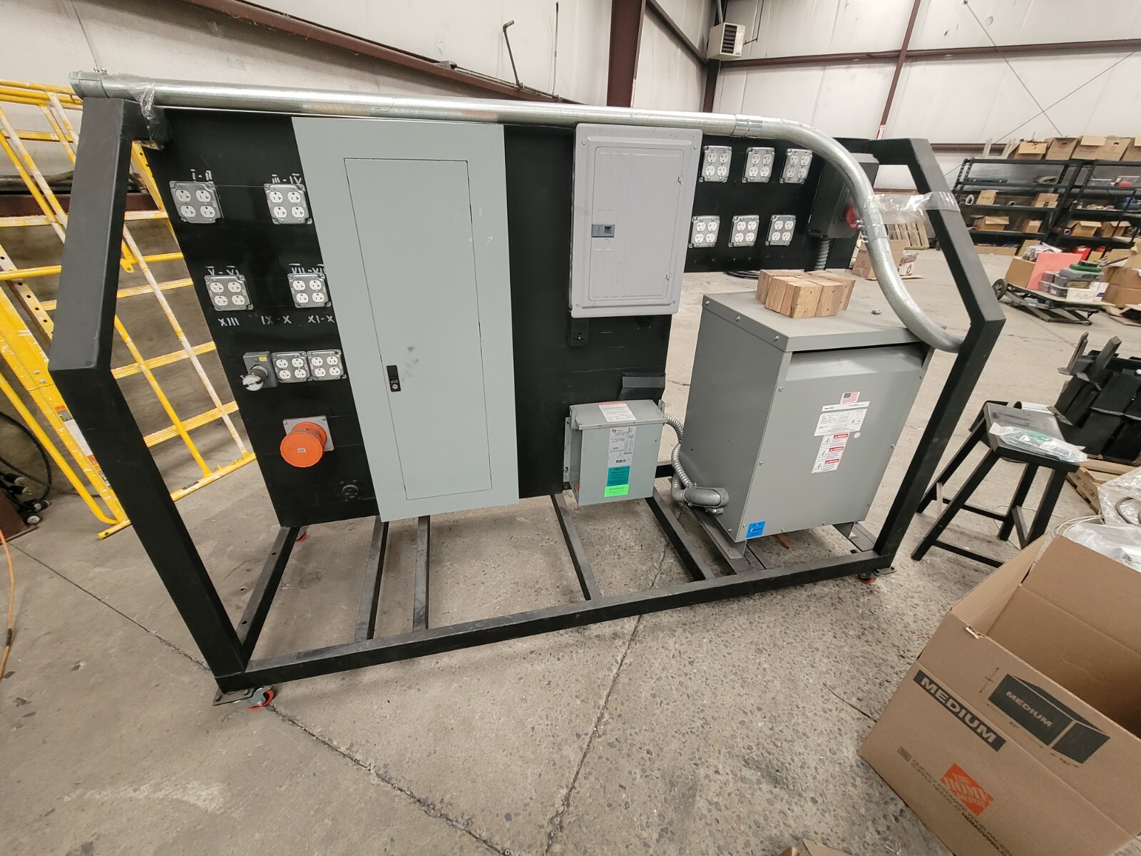 Portable Custom Build  Power Distribution Panel 200amp/208V