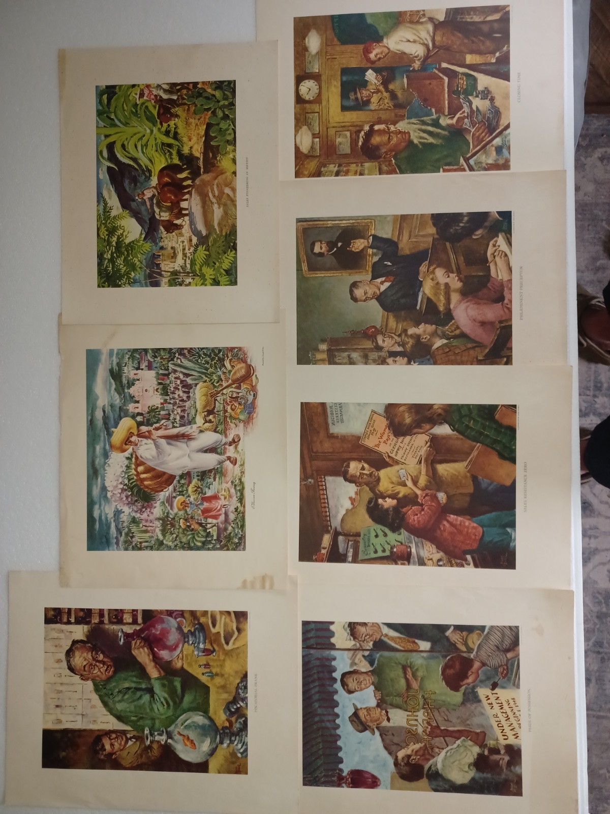 Vintage 1950s Eli Lilly Medical Prints Amos Sewell, Joseph Feher,hardie gramatky
