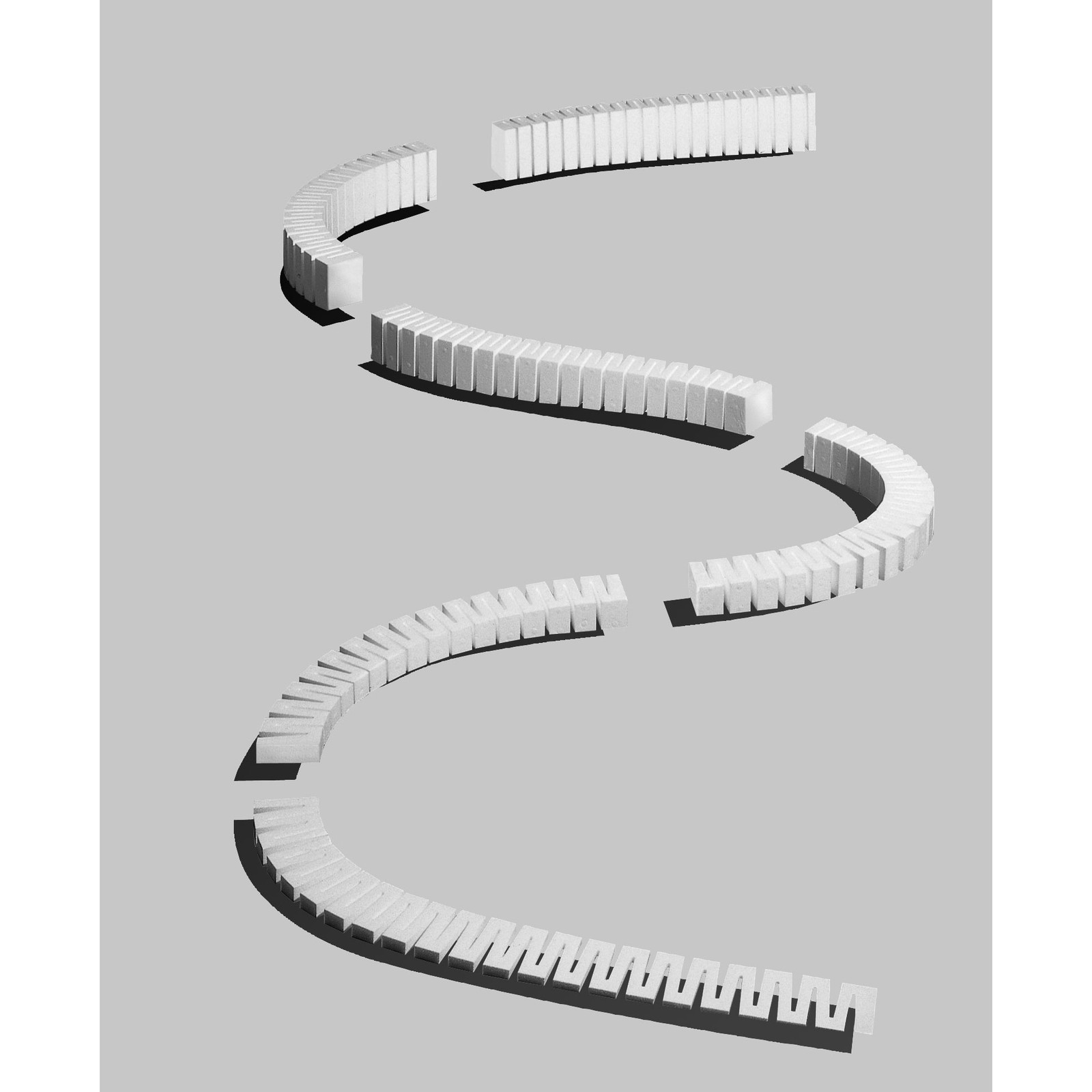 Woodland Scenics 3% Incline Set 6 WOOST1416 Train Scenery Non Scale