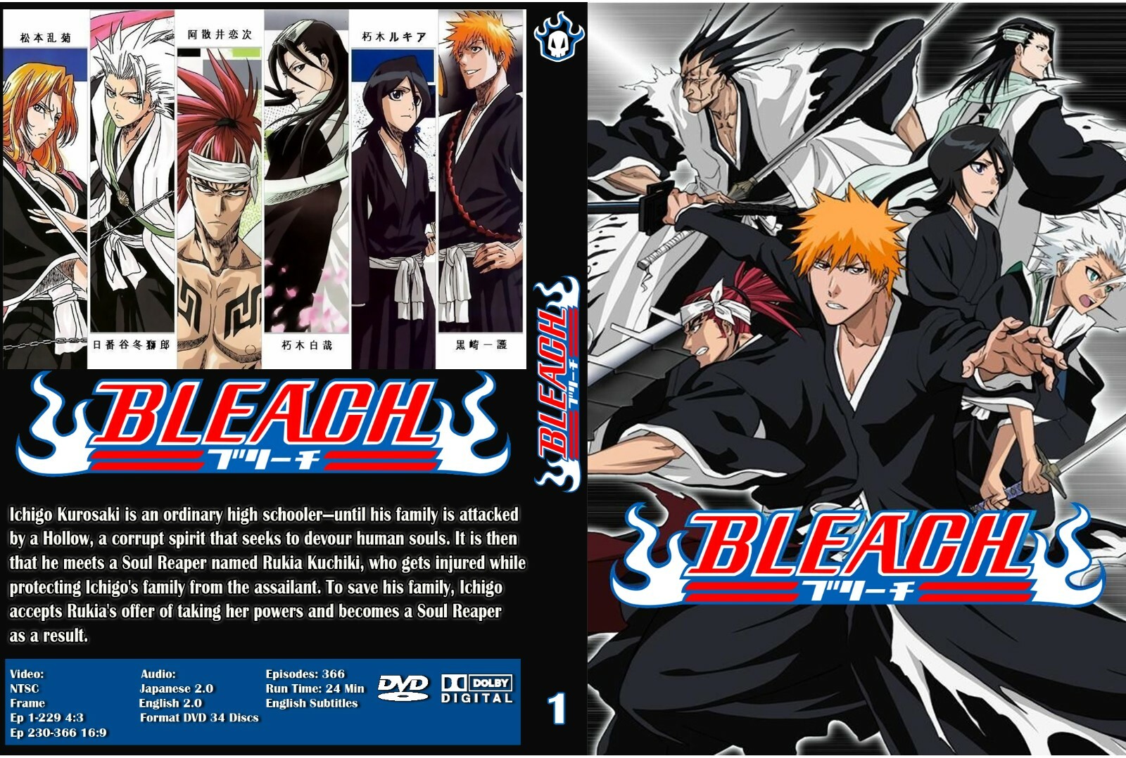 Bleach Anime 366 Episodes Dual Audio Eng/Jpn & English Subtitles Bleach Anime 366 Episodes Dual Audio Eng/Jpn & English Subtitles