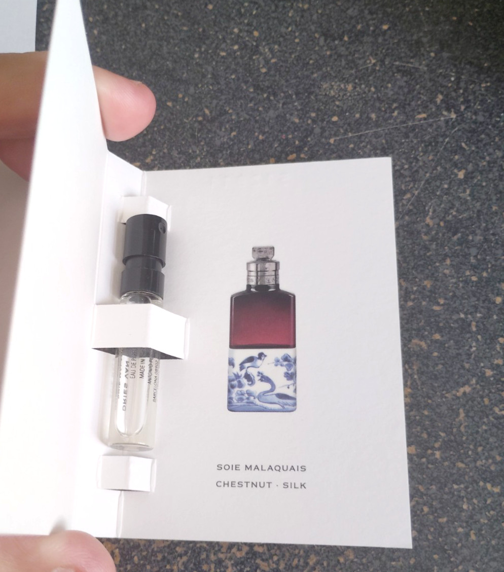 Dries Van Noten Soie Malaquais Chestnut Silk Perfume Womens Sample 1.5 ML .05 Oz