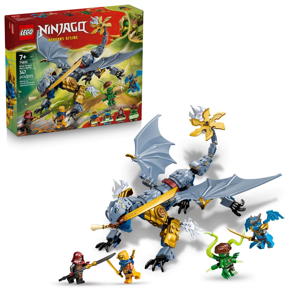 LEGO NINJAGO Ninja Dragon Riyu’s Battle Toy Building Set 71855