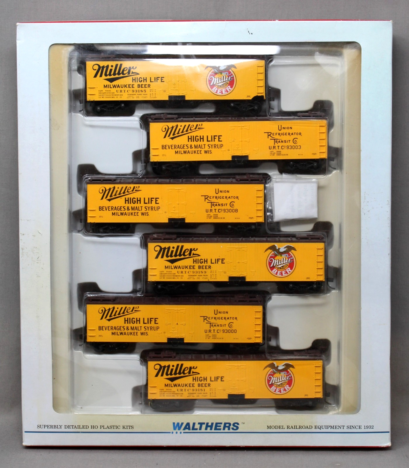 WALTHERS #932-959 Miller Beer Brewing Company Ice-Reefer 6-Pack, C7 Cosmetics