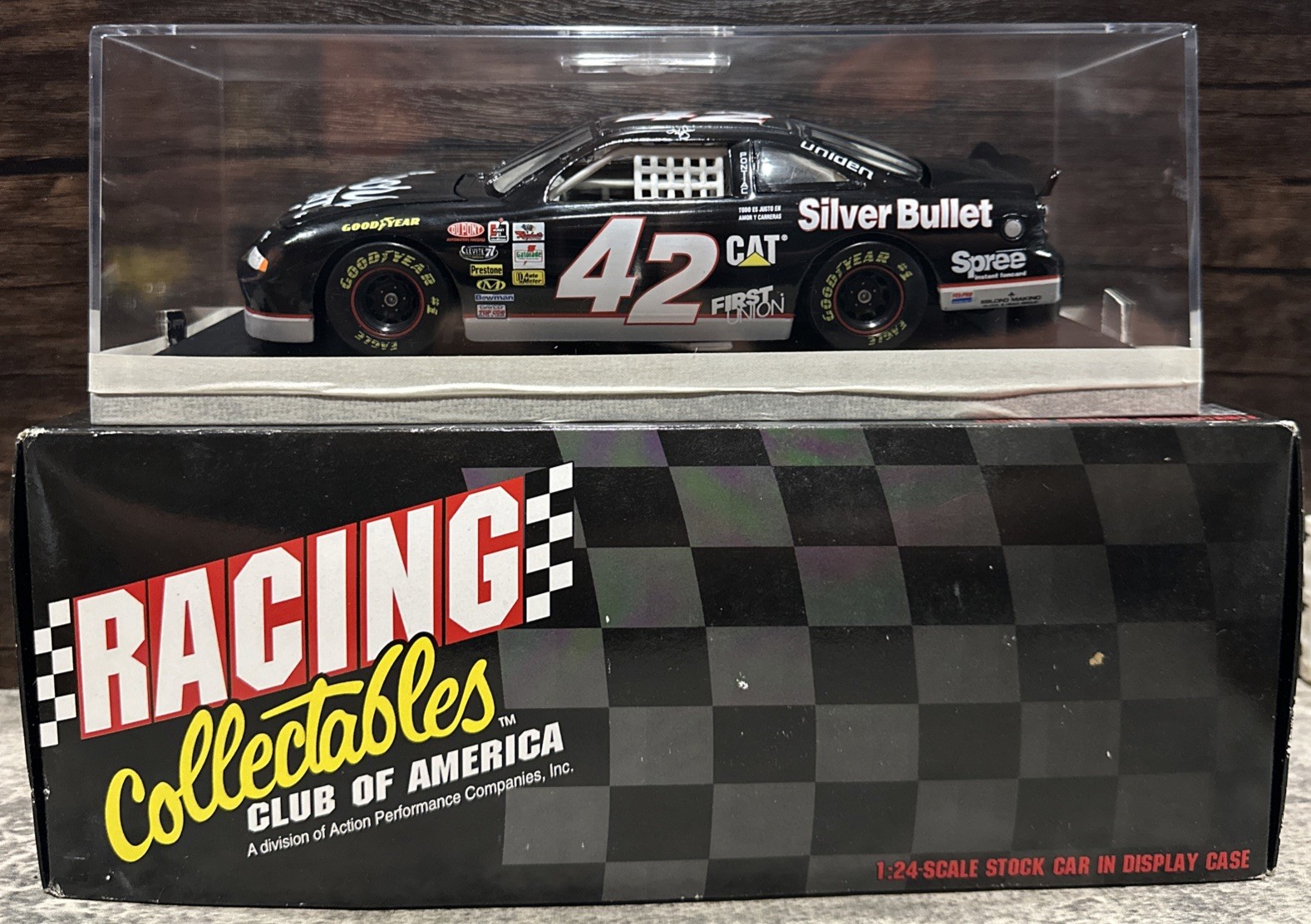 1996 Kyle Petty #42 Coors Light Black Protest Pontiac 1/24 Action Nascar Diecast