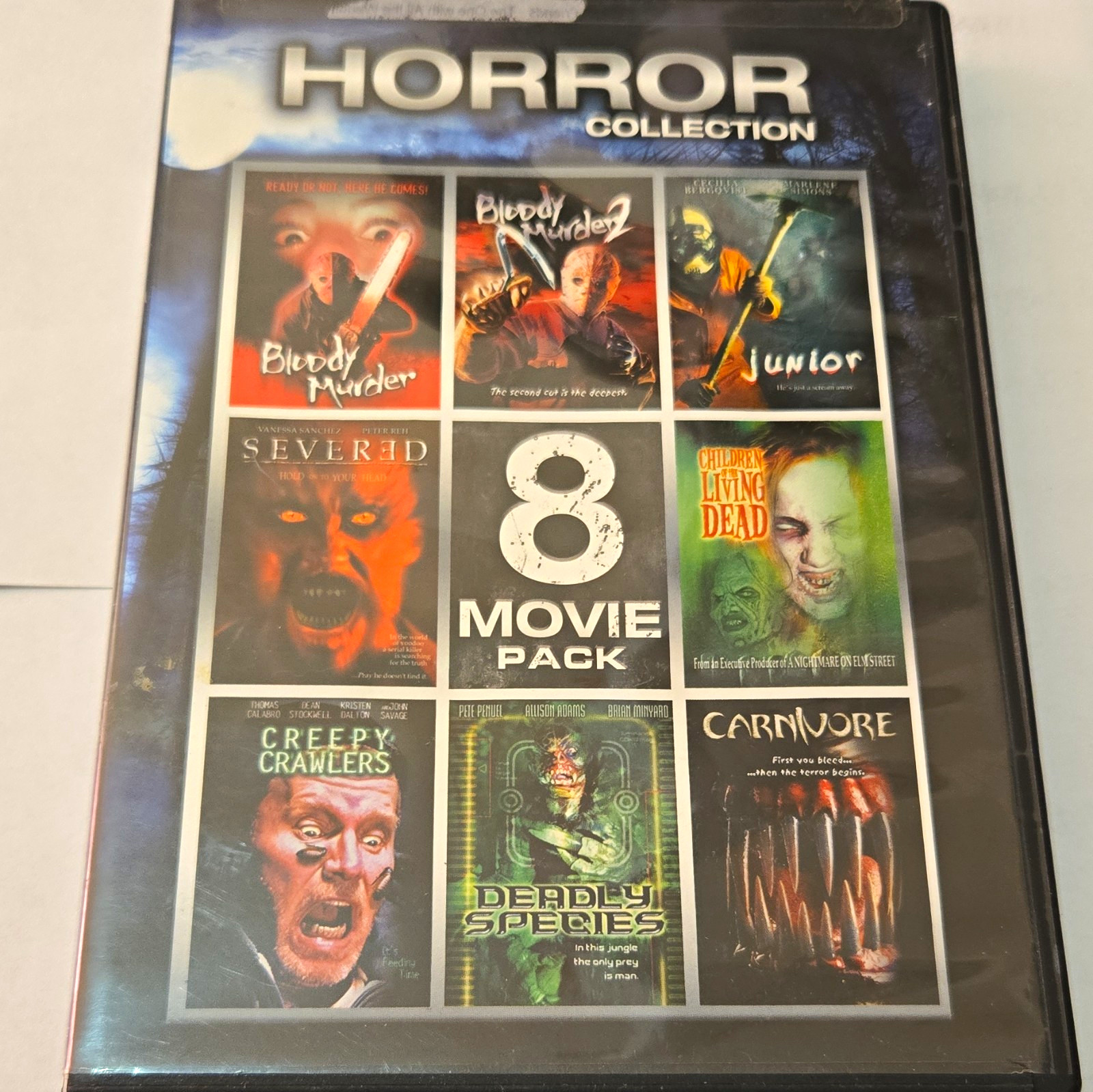 Lionsgate Horror Collection 8-Movie Pack DVD R 2004 Color English Lionsgate Horror Collection 8-Movie Pack DVD R 2004 Color English
