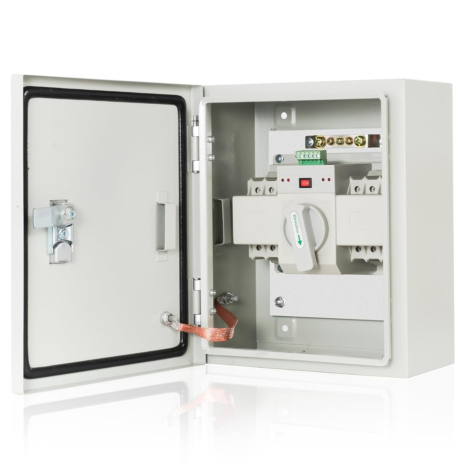 Upgraded Automatic Transfer Switch for Generator, 100 Amp Dual Power Transfer Upgraded Automatic Transfer Switch for Generator, 100 Amp Dual Power Transfer