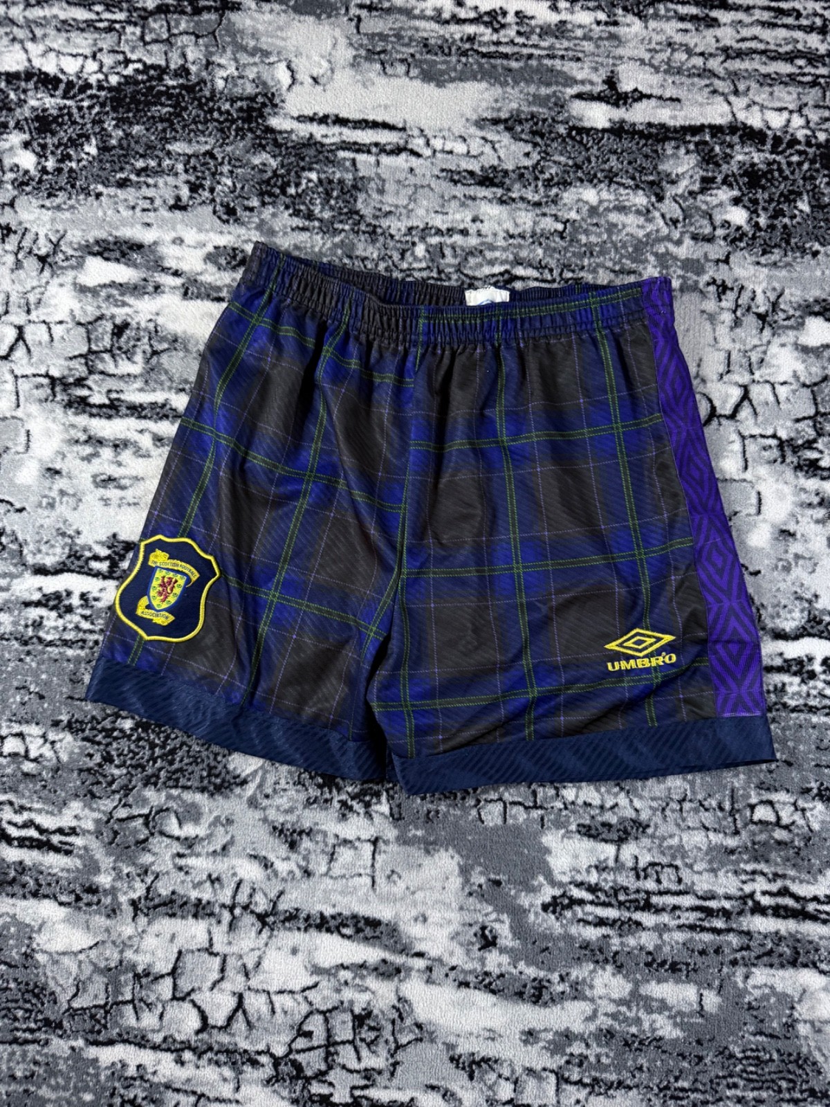 Vintage Umbro Scotland Football Shorts Tartan Plaid Made In England Blokecore Vintage Umbro Scotland Football Shorts Tartan Plaid Made In England Blokecore