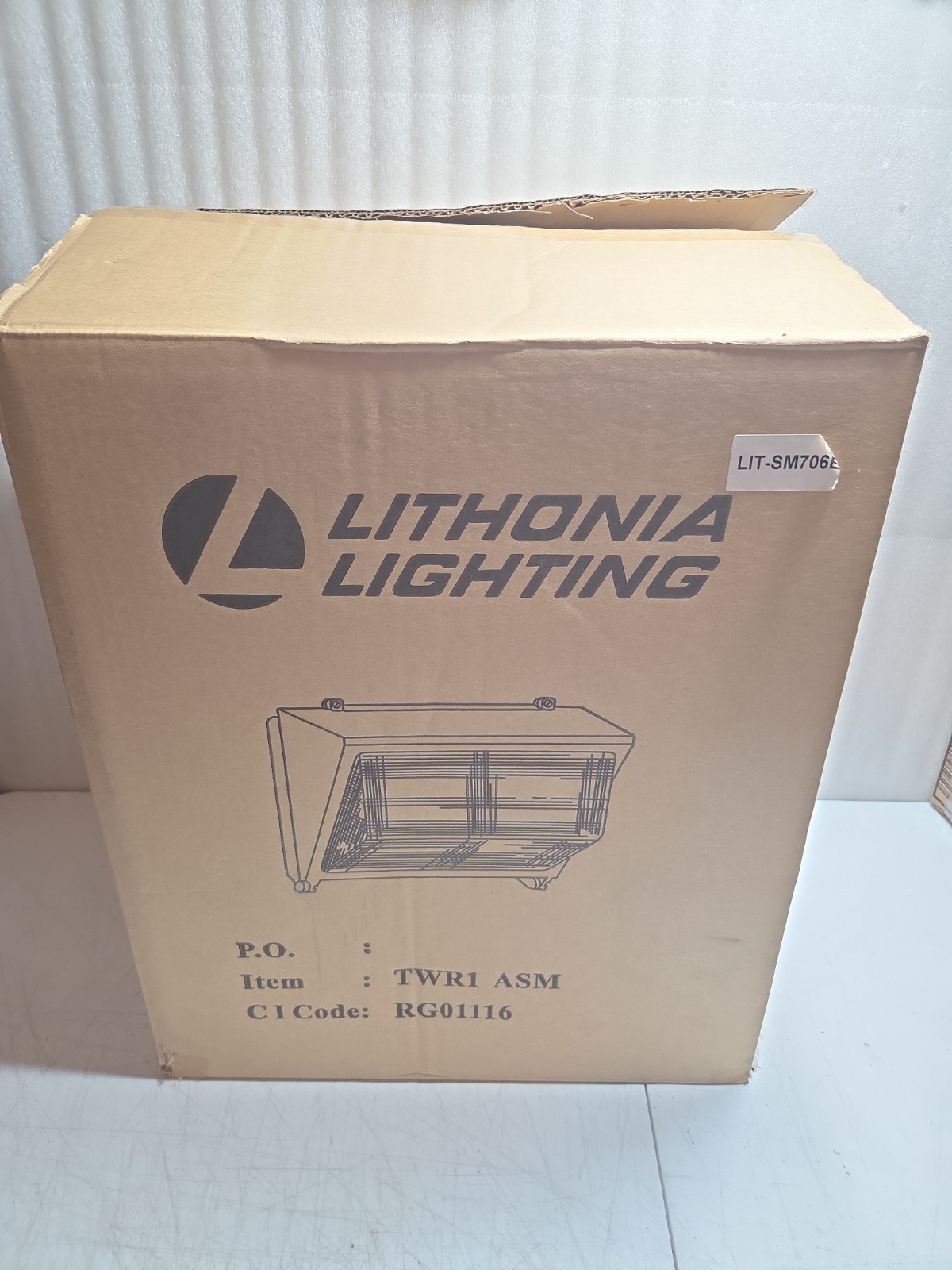 (2) Lithonia Lighting TWR1 Wall Pack Exterior Lighting Light Fixture Brand New (2) Lithonia Lighting TWR1 Wall Pack Exterior Lighting Light Fixture Brand New