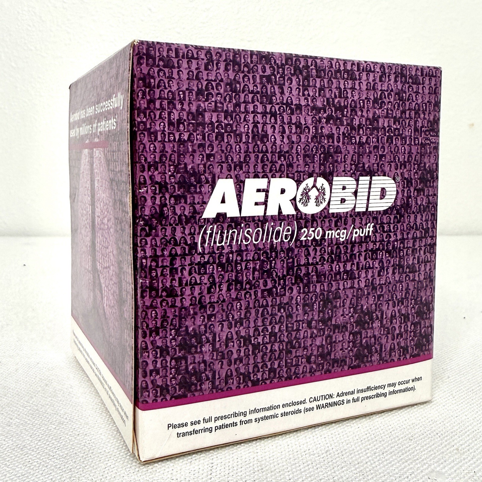 Vintage Aerobid Drug Rep Pharmaceutical Advertising Tissue Box Holder Promo 2003 Vintage Aerobid Drug Rep Pharmaceutical Advertising Tissue Box Holder Promo 2003