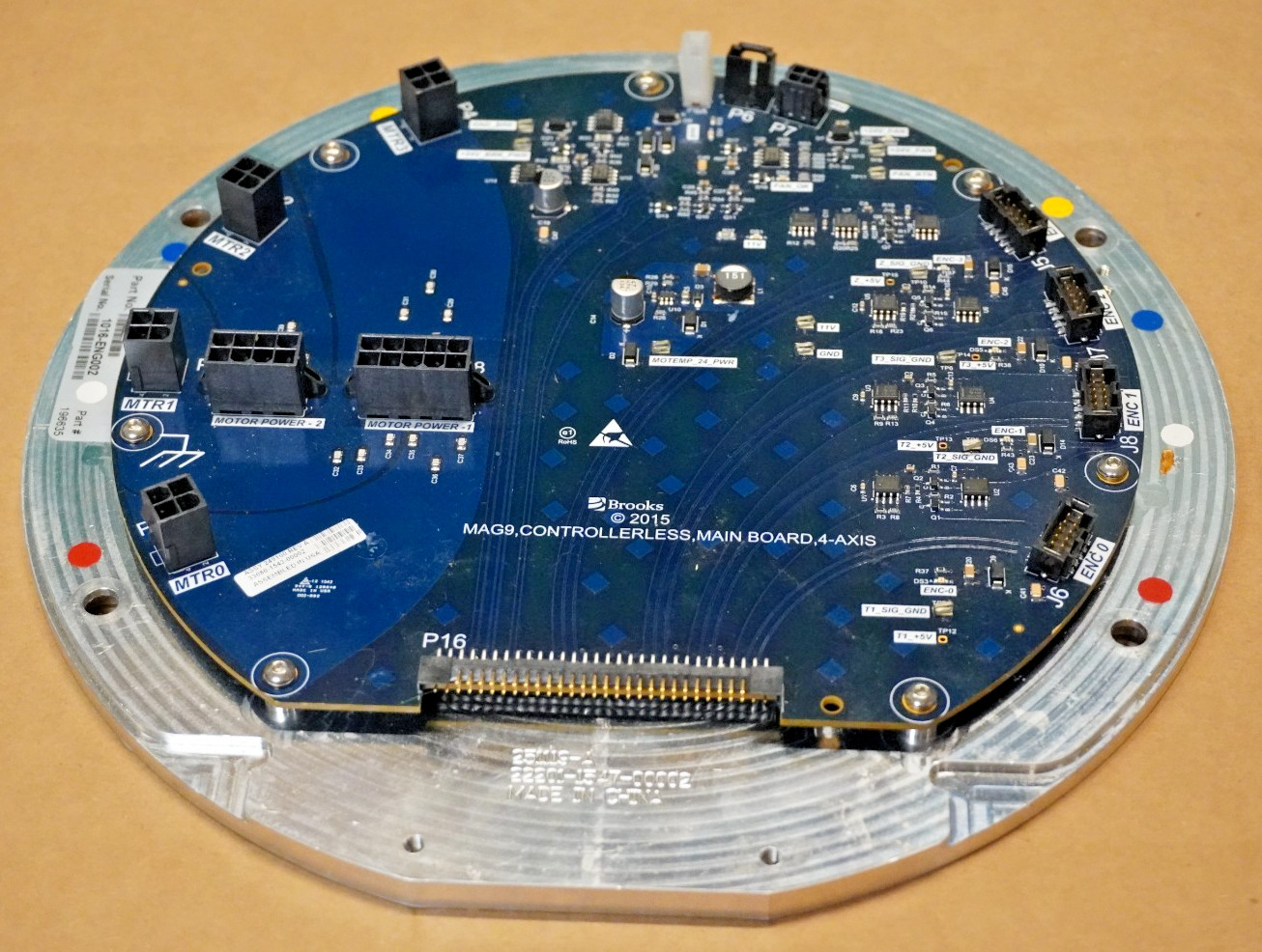 Brooks Automation MAG9 Controllerless Main Board 4-Axis Magnatran 9 Control Assy Brooks Automation MAG9 Controllerless Main Board 4-Axis Magnatran 9 Control Assy