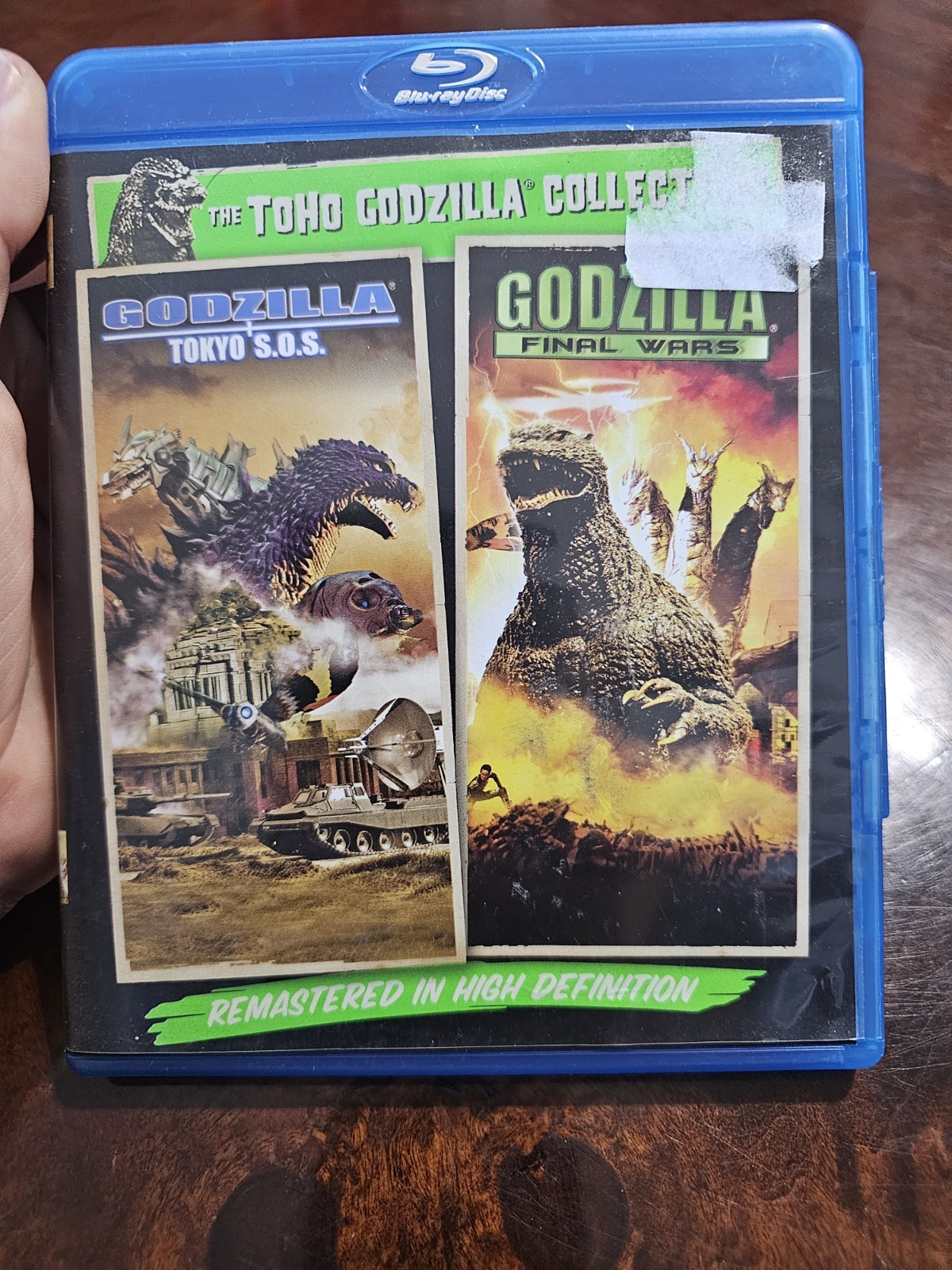 Toho Godzilla Blu-Ray Double Feature Tokyo SOS & Final Wars Collection Used Nice Toho Godzilla Blu-Ray Double Feature Tokyo SOS & Final Wars Collection Used Nice
