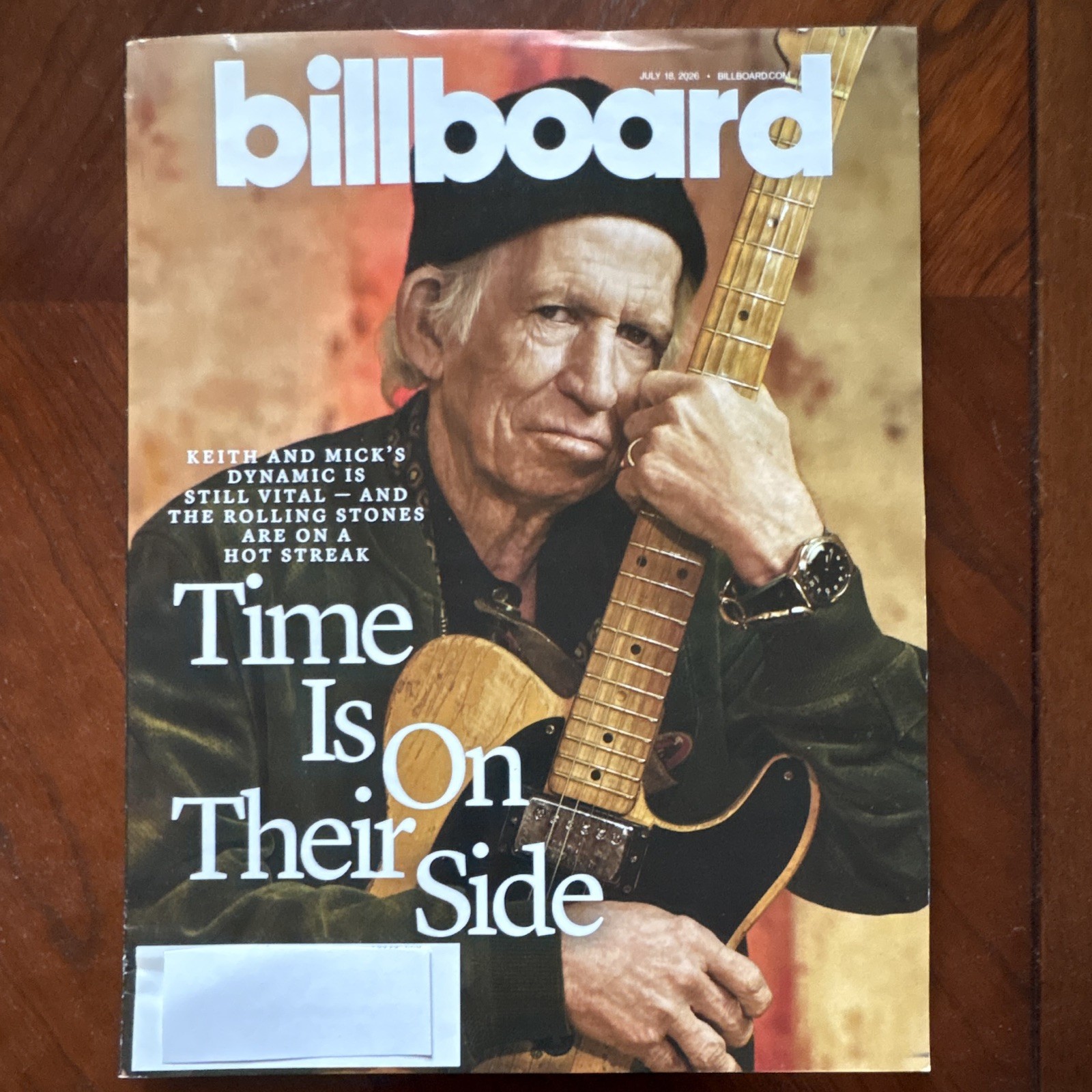 Billboard Magazine Keith Richards & Mick Jagger Rolling Stones Jul 18 2026 Billboard Magazine Keith Richards & Mick Jagger Rolling Stones Jul 18 2026