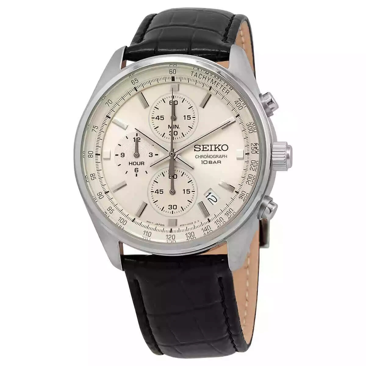 Seiko Men\'s Chronograph Quartz Champagne Dial Watch - SSB383P1 NEW Seiko Men\'s Chronograph Quartz Champagne Dial Watch - SSB383P1 NEW