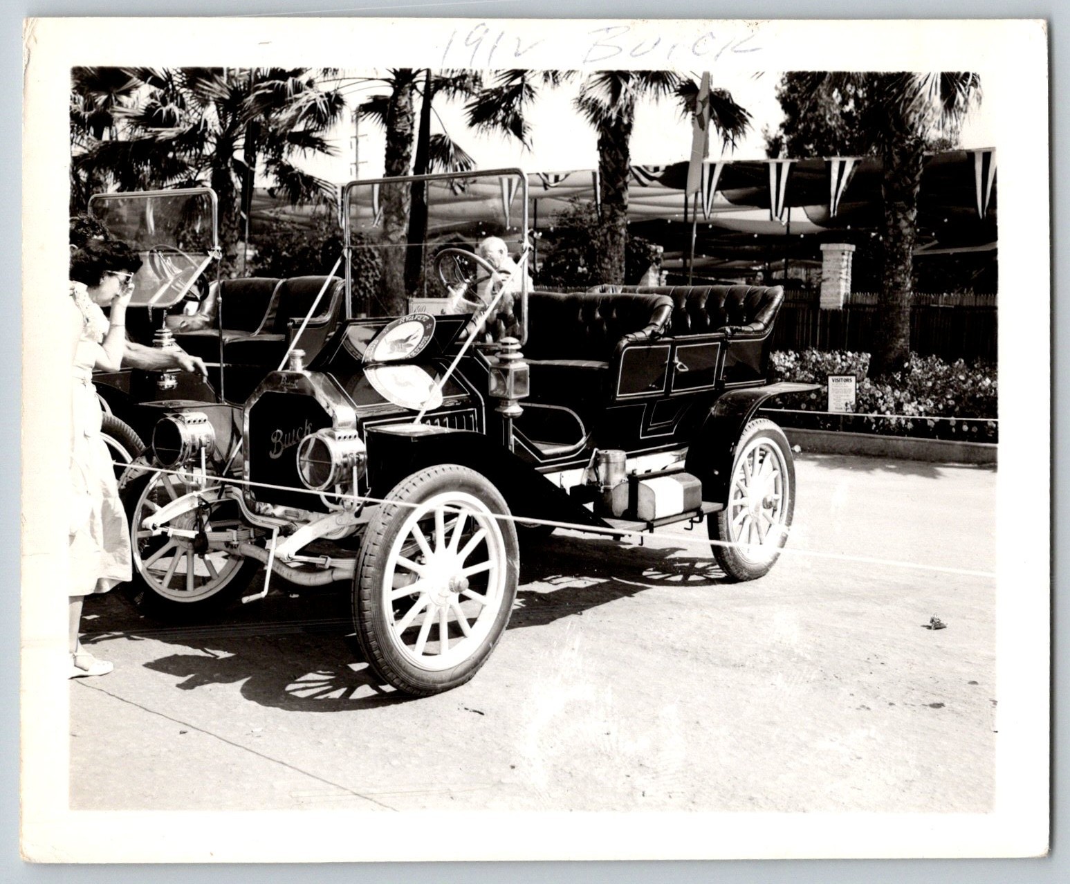 1912 Buick Touring Car Vintage B&W Photo Brass Era Auto Show Display 4x5 1912 Buick Touring Car Vintage B&W Photo Brass Era Auto Show Display 4x5