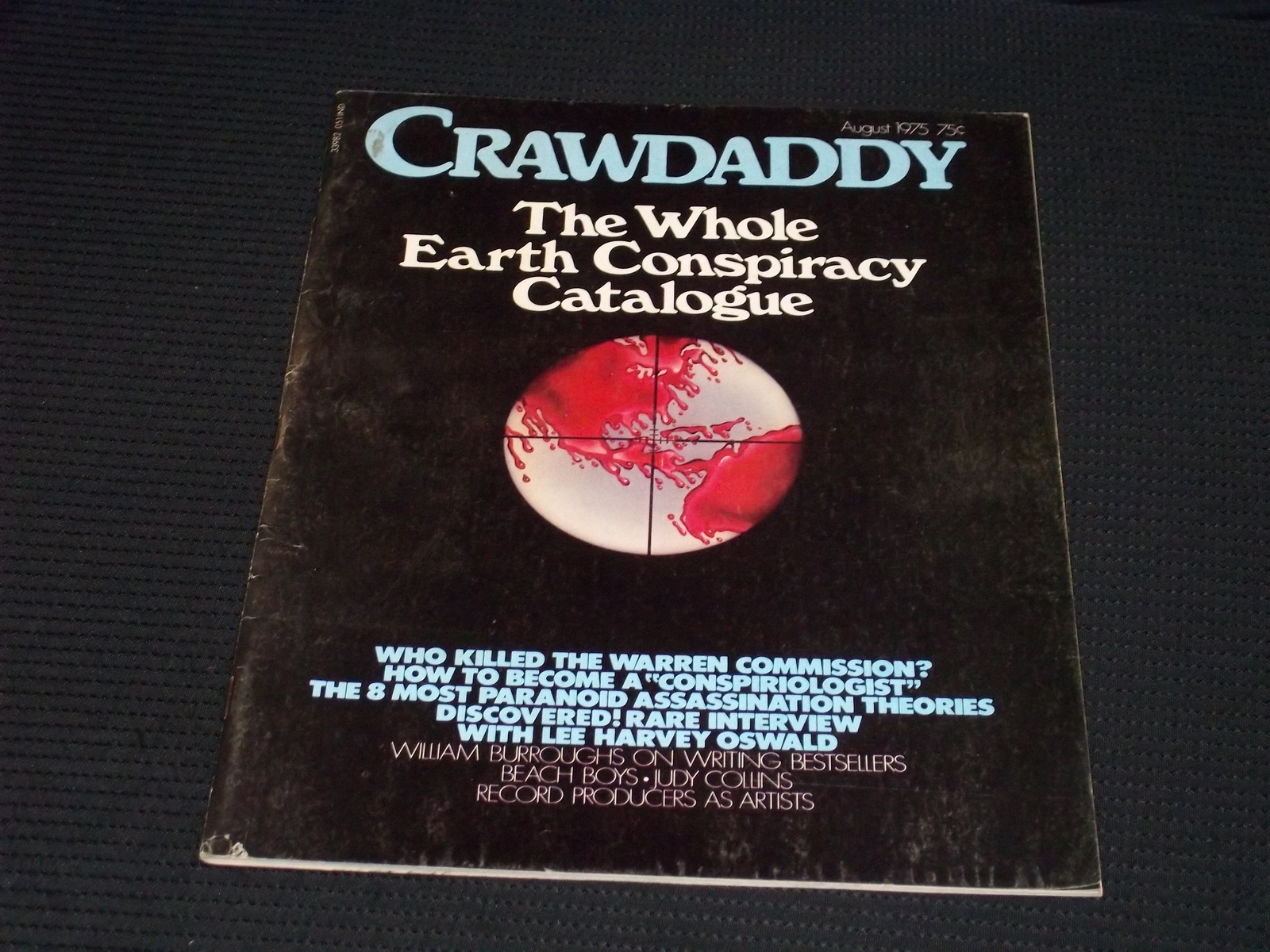 1975 AUGUST CRAWDADDY MAGAZINE - THE WHOLE EARTH CONSPIRACY CATALOGUE - H 1908 1975 AUGUST CRAWDADDY MAGAZINE - THE WHOLE EARTH CONSPIRACY CATALOGUE - H 1908