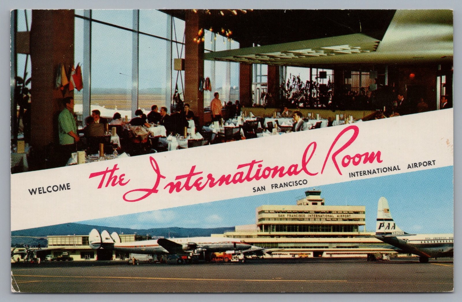 San Francisco California International Airport Airplanes Postcard San Francisco California International Airport Airplanes Postcard