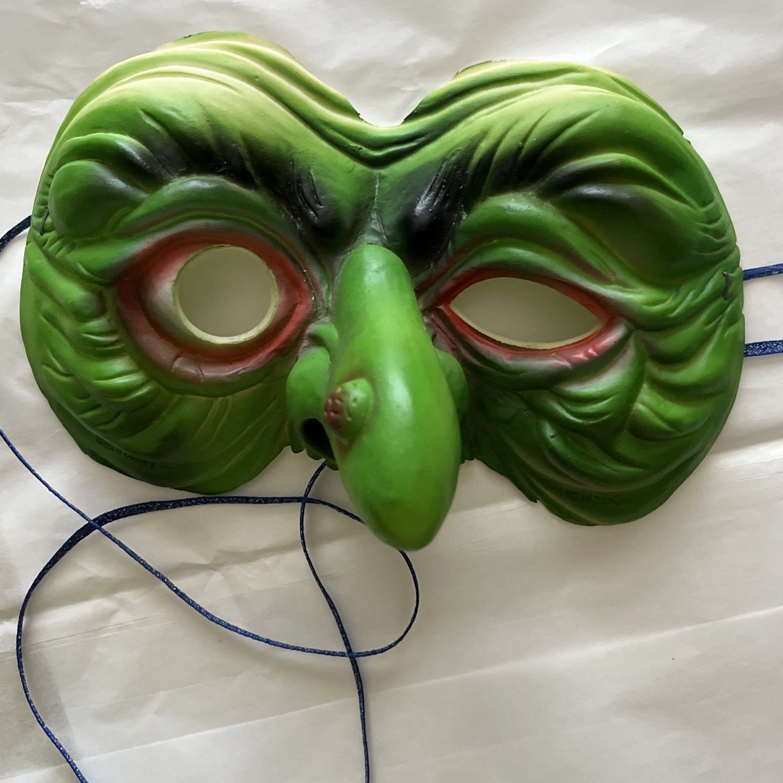 Vintage Ben Cooper Rubber Latex Witch Eyes Halloween Mask Vintage Ben Cooper Rubber Latex Witch Eyes Halloween Mask