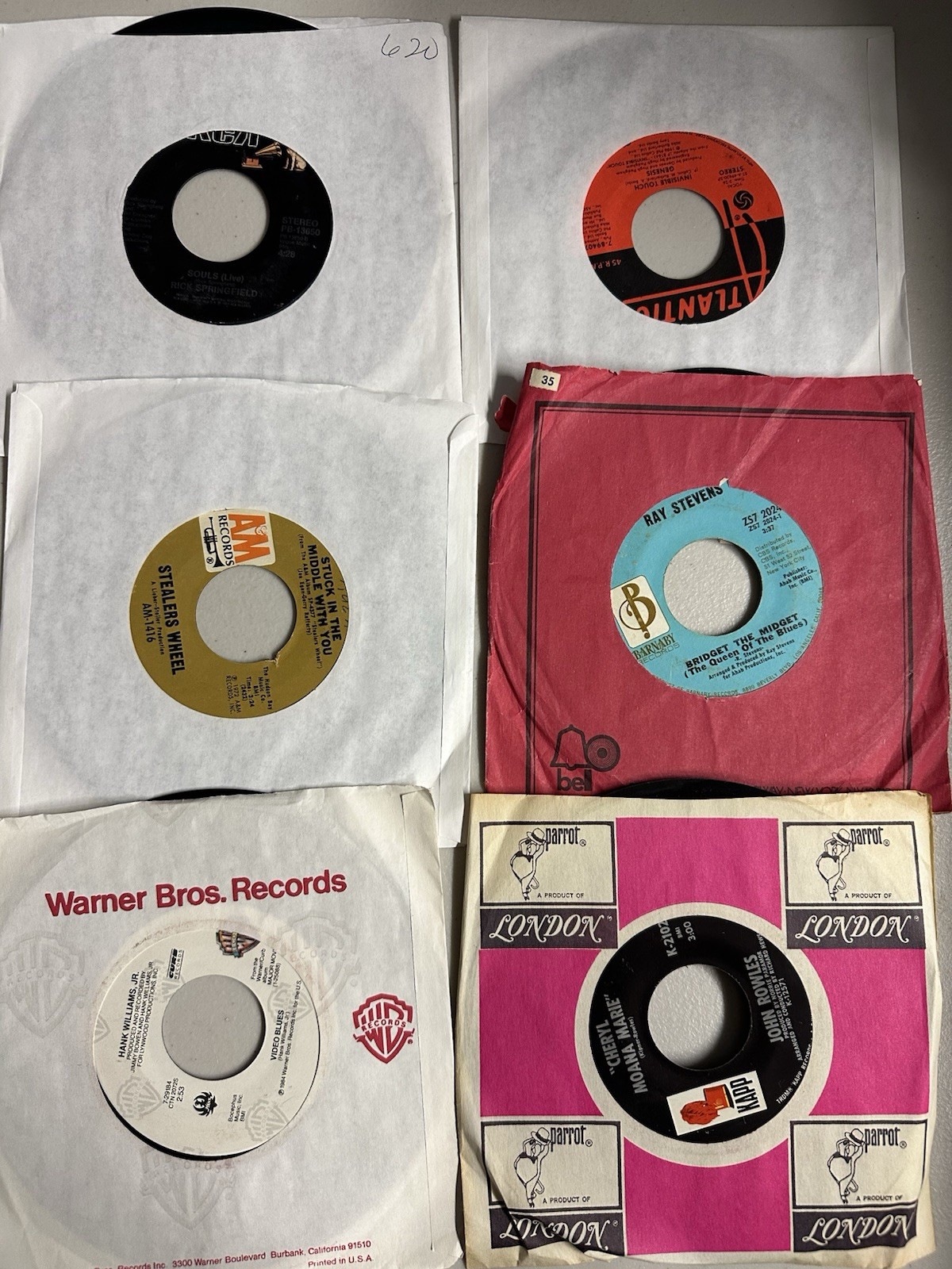 100 Random 7’ Records 100 Random 7’ Records