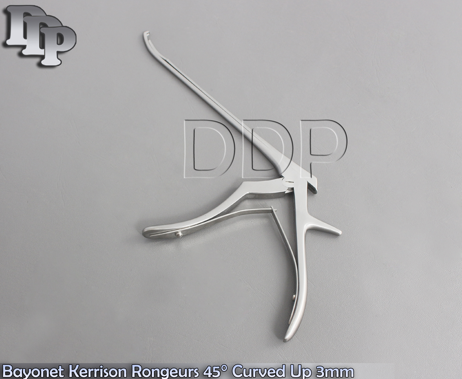 Bayonet Kerrison Rongeurs 45° Curved Up 3mm Surgical Instruments