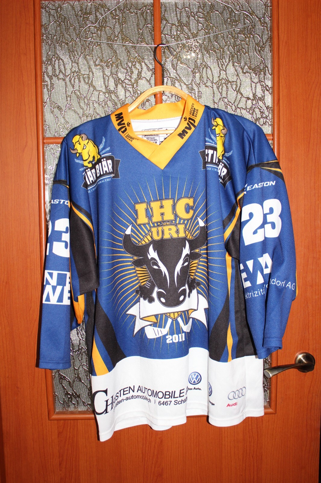 IHC URI # 23 Sigge Hockey jersey Shirt - size M IHC URI # 23 Sigge Hockey jersey Shirt - size M