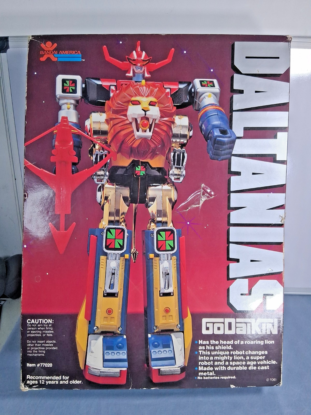 Vintage 1982 Bandai Godaikin Daltanias Toy #77020 Popy Japan Chogokin Incomplete Vintage 1982 Bandai Godaikin Daltanias Toy #77020 Popy Japan Chogokin Incomplete