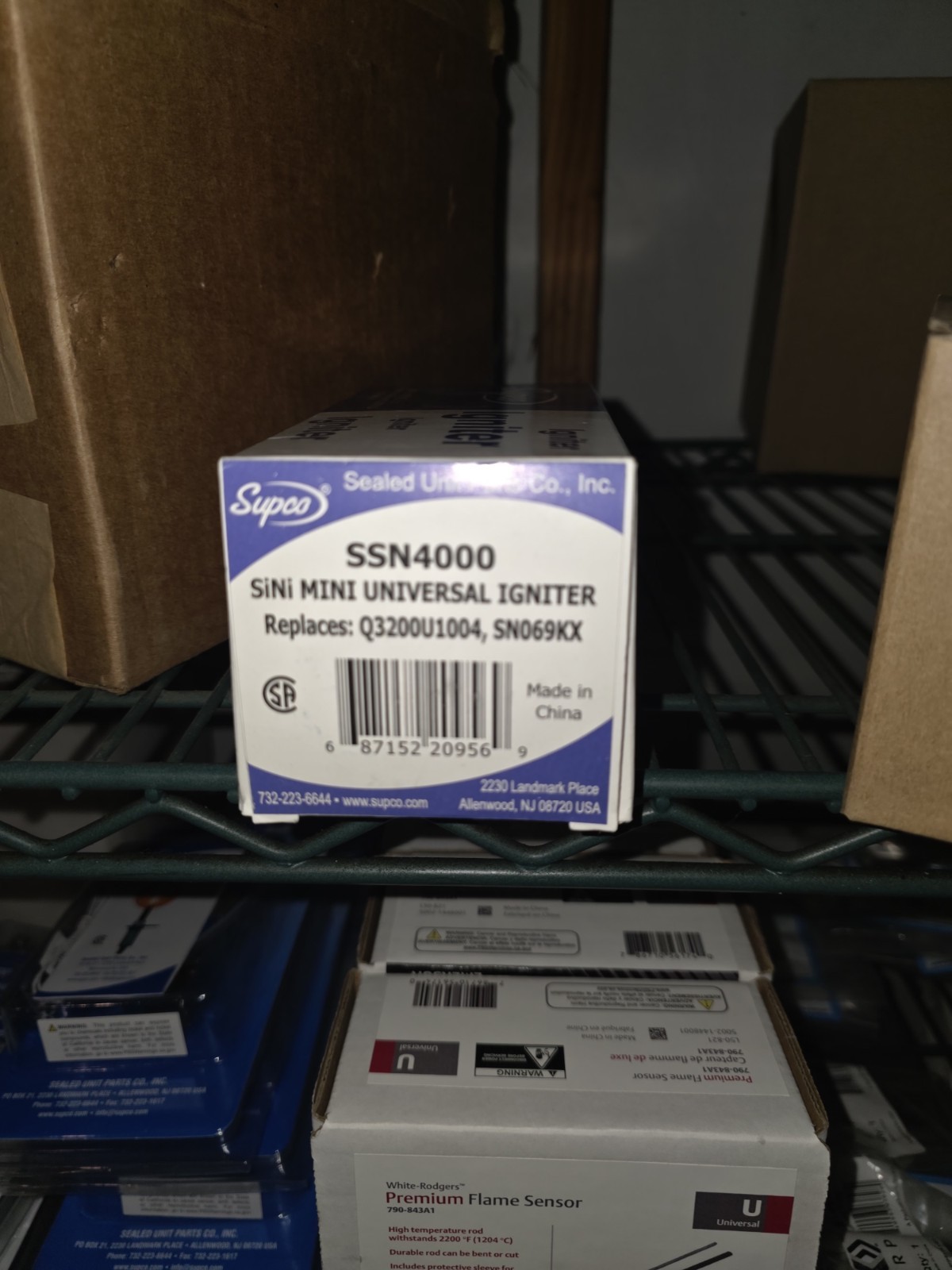 Supco SSN4000 Silicon Nitride Universal Gas Furnace Hot Surface Ignitor